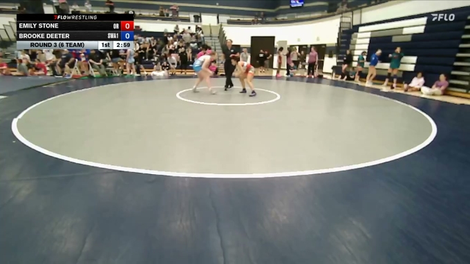 135 lbs Round 3 (6 Team) - Emily Stone, Oregon vs Brooke Deeter ...