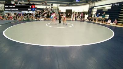 135 lbs Round 3 (6 Team) - Emily Stone, Oregon vs Brooke Deeter, Sanderson Wrestling Academy 1