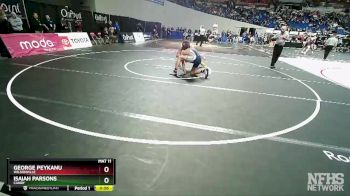 5A-170 lbs Cons. Round 2 - Isaiah Parsons, Canby vs George Peykanu, Wilsonville