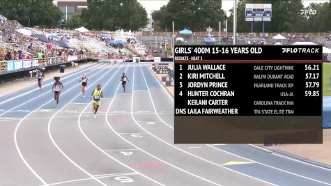 Youth Girls' 400m, Semi-Finals 4 - Age 15-16