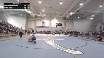 132 lbs Semis & 3rd Wb (16 Team) - Brooks McDonald, West Forsyth vs Chris Metz, Buford HS