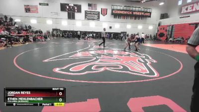 144 lbs Cons. Round 2 - Ethen Mehlenbacher, Columbia (Burbank) vs Jordan Reyes, Pasco