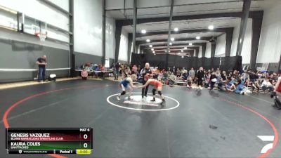 112 lbs Quarterfinal - Genesis Vazquez, Blaine Barracudas Wrestling Club vs Kaura Coles, Unattached