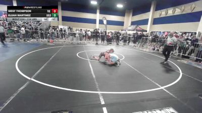 114 lbs Consi Of 4 - West Thompson, The Best Wrestler Reno vs Elijah Martinez, Gold Rush Wr Ac