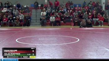 125 lbs Finals (2 Team) - Nolan McKittrick, UW Platteville vs Isaiah Mullins, Olivet College