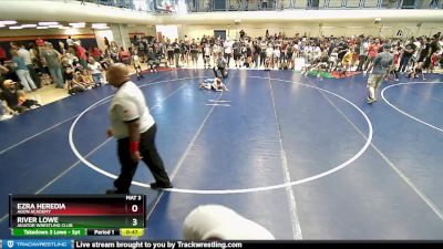 49-52 lbs Round 2 - River Lowe, Aviator Wrestling Club vs Ezra Heredia, Agon Academy