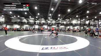 110 lbs Round Of 32 - Thomas Matias, Shoreham-wading River vs Nathan Jacoby, Collegiate