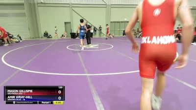 126 lbs Placement Matches (8 Team) - Brody Heusel, Oklahoma Red vs Rafael Otero, Virginia Blue