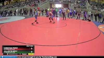 97 lbs Cons. Round 4 - Kallen Blakely, La Grande Mat Club vs Christian Perez, Hillsboro Mat Club