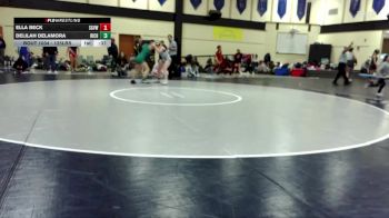 125lbs Cons. Round 4 - Ella Beck, Sageview (Girls) vs Delilah Delamora, Richland (Girls)