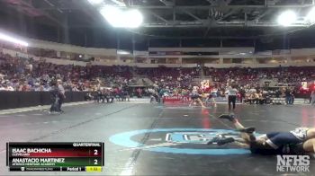 5A 127 lbs Quarterfinal - Anastacio Martinez, Atrisco Heritage Academy vs Isaac Bachicha, Cleveland