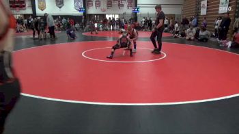 Round 1 - Karter Hobb, Keokuk Kids Wrestling Club vs Luka Grogan, Fort Madison Wrestling Club