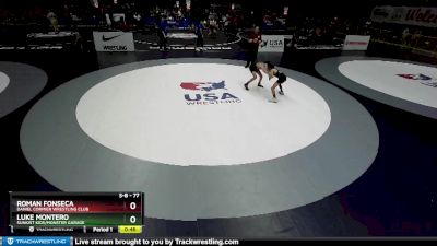 77 lbs 7th Place Match - Roman Fonseca, Daniel Cormier Wrestling Club vs Luke Montero, Sunkist Kids/Monster Garage