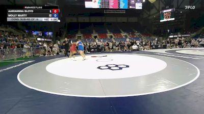 207 lbs Cons. Sub-rd Of 16 - Aariannna Bloyd, IL vs Molly Marty, KS