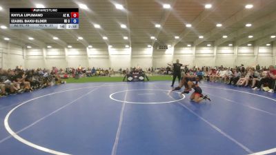 100 lbs Khyla Lipumano, Arizona Black vs Izabel Baku-Elder, North Dakota Gold