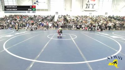 47 lbs Cons. Round 2 - Jaxon Mills, Fulton Wrestling vs Lucas Wech, Mat Creatures Wrestling Club