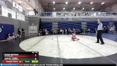 60 lbs Round 1 - Wynn Watson, Homedale WC vs Radley Jones, Small Town Wrestling