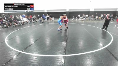 285 lbs William Glesing, Team Indiana Blue vs Tyce Cole, Florida