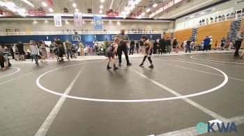 83-90 lbs Semifinal - Nevius Cossio, OKC Saints Wrestling vs Coleton Boulware, Tuttle Wrestling