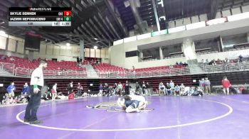 130 lbs Round 2 (6 Team) - Skylie Semken, Crismon High School vs Jazmin Nepomuceno, Lincoln Northeast