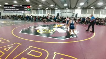 105 lbs Champ. Round 2 - Stella Isensee, Sand Creek vs Vivienne Arellano, Widefield