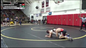 149 lbs Champ. Round 1 - Markis Gonzales, Bakersfield College vs Nicholas Rodriguez, Palomar College