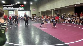 45 lbs Round 4 (6 Team) - Brooks Chavez, Moyer Elite vs Justus Chapman, Powerhouse