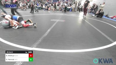 70 lbs Rr Rnd 2 - Baker Walkup, Blanchard Youth Wrestling Club vs Grayson Penrod, Little Axe Takedown Club