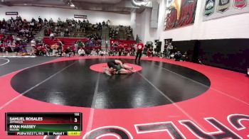 132 lbs Champ. Round 2 - Samuel Rosales, Jefferson vs Ryan Massey, Falcon