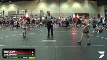 80 lbs Quarterfinals (8 Team) - Derek Rogers, Indiana Outlaws vs Cash McClurg, Team Gotcha Blue