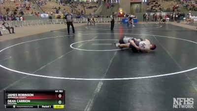 AA 182 lbs Cons. Round 3 - James Robinson, Jefferson County vs Dean Carrion, Houston