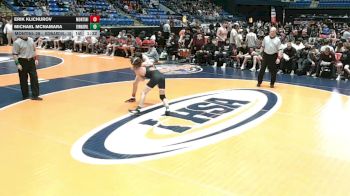113 lbs Quarterfinals (8 Team) - Erik Klichurov, Lombard (Montini) vs Michael McNamara, Edwardsville (H.S.)