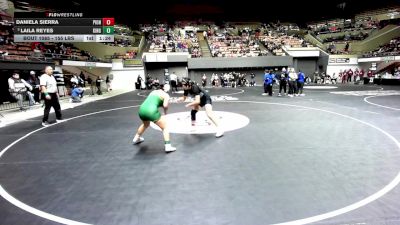 155 lbs Round Of 16 - Daniela Sierra, Pioneer Valley vs Laila Reyes, Kingsburg