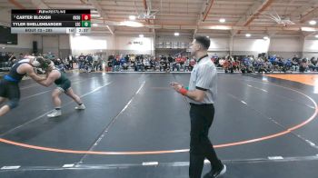 285 lbs Champ. Round 1 - Carter Blough, Grand Valley State vs Tyler Shellenbarger, Lake Erie