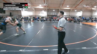 285 lbs Champ. Round 1 - Carter Blough, Grand Valley State vs Tyler Shellenbarger, Lake Erie