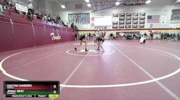 120 lbs Quarterfinal - Aalyiah Sanders, ODESSA vs Jenna Gray, CAMERON