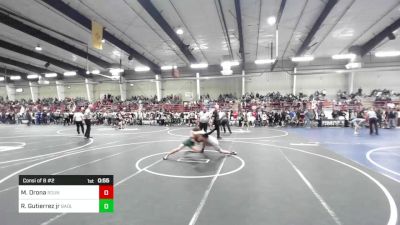 138 lbs Consi Of 8 #2 - Mason Orona, Round Valley High School vs Richard Gutierrez Jr, Badlands WC