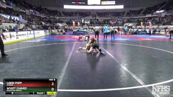 6A 106 lbs Quarterfinal - Wyatt Chavez, Mountain Brook vs Lakin Poff, Athens