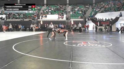 1-5A 120 1st Place Match - Jaylee Carter, Weaver vs Havah Standridge, Deshler