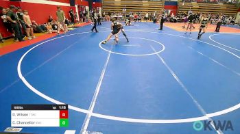 100 lbs Final - Gannon Wilson, Team Tulsa Wrestling Club vs Conner Chancellor, Salina Wrestling Club