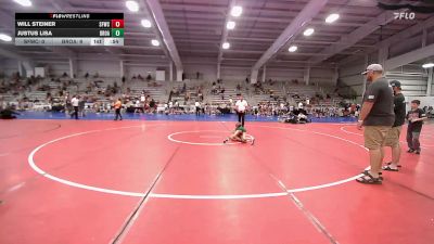 60 lbs Rr Rnd 3 - Will Steiner, FORGE ELM 1 vs Justus Lisa, Broad Axe 2