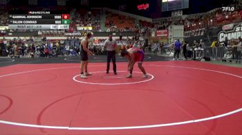 215 lbs Cons. Round 1 - Gabrial Johnson, Hiawatha Hs vs Talon Conrad, Wamego Hs