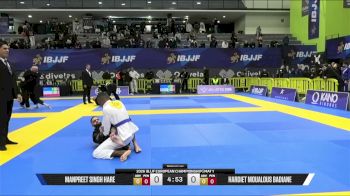 Hardiet Moualous Badiane vs Manpreet Singh Hare 2026 European Jiu-Jitsu IBJJF Championship