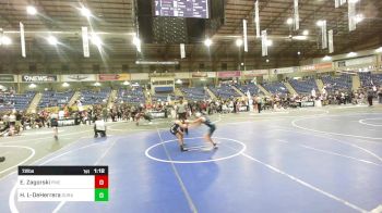 72 lbs Semifinal - Emma Zagorski, Pikes Peak Warriors vs Harmony Lorenzo-DeHerrera, Duran Elite