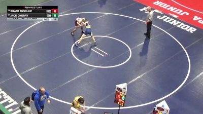117 lbs Round Of 64 - Brant McKillip, Brookville vs Jack Cherry, Kennett