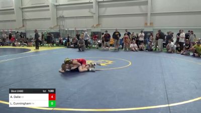 85-J lbs Semifinal - Aiden Dalie, WI vs Landen Cunningham, PA
