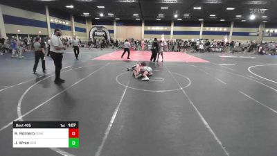 120 lbs Semifinal - Richard Romero, Dominate WC vs Jadyn Wren, Red Wave WC