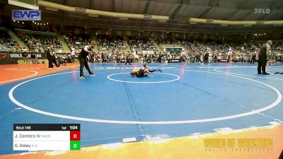 64 lbs Quarterfinal - John Cambra IV, Mat Assassins vs Garrett Raley, Florida Scorpions