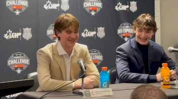 CHL USA Prospects Challenge: Matthew Schaefer, Joshua Ravensbergen Discuss Game 1 Win