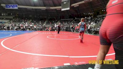 5th Place - Olivia Diffenbaugh, Mulvane Jr. Wrestling Club vs Jaycee Cox, Sperry Wrestling Club